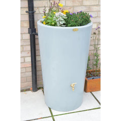 City Water Butt Planter in Grey