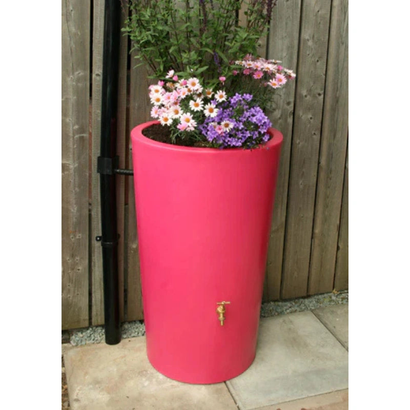 City Water Butt Planter in Pink