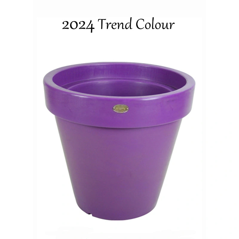Classic Garden Planter In Purple
