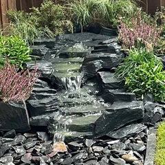 Concrete Staubbach Falls Combination Garden Waterfall