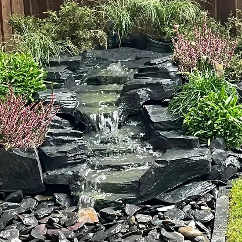 Concrete Staubbach Falls Combination Garden Waterfall