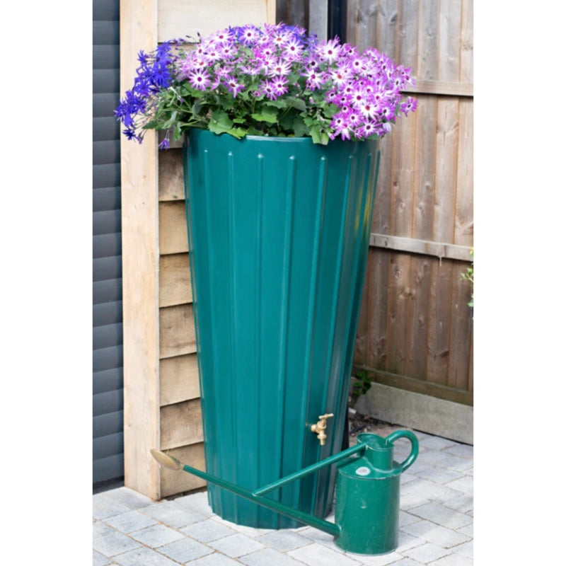 Cosmo 200 Litre Water Butt Planters - Green