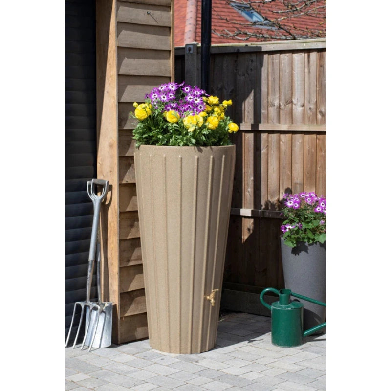 Cosmo 200 Litre Water Butt Planters - Sandstone