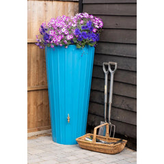 Cosmo 200 Litre Water Butt Planters - Sky Blue