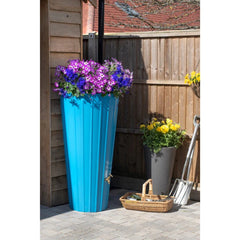 Cosmo 200 Litre Water Butt Planters - Sky Blue