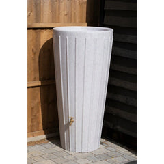 Cosmo 200 Litre Water Butt Planters - White Marble