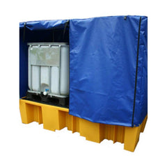 Double IBC Bund Yellow c/w Frame and Cover