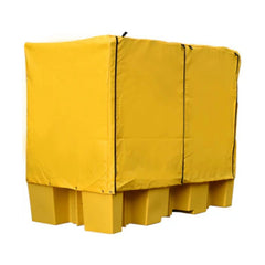 Double IBC Bund Yellow c/w Frame and Yellow Cover