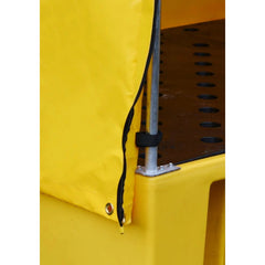 Double IBC Bund Yellow c/w Frame and Yellow Cover