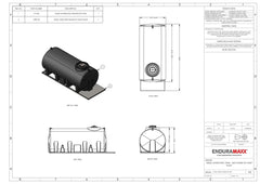 Enduramaxx 10,000 Litre Horizontal Transport Tank