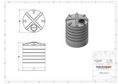 Enduramaxx 12,000 Litre Insulated Water Tank