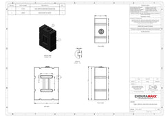 Enduramaxx 1,000 Litre Water Tank, Baffled, Upright