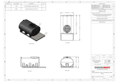 Enduramaxx 2,000 Litre Horizontal Transport Tank