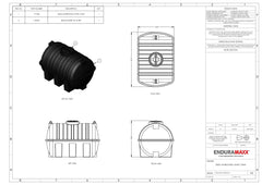 Enduramaxx 2,000 Litre Static Horizontal Water Tank