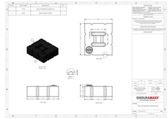 Enduramaxx 400 Litre Water Tank, Baffled, Flat