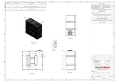 Enduramaxx 500 Litre Baffled Horizontal Water Tank