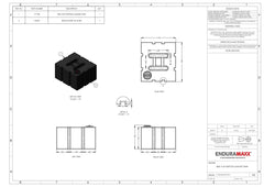 Enduramaxx 800 Litre Baffled Water Tank, Flat