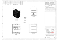 Enduramaxx 800 Litre Water Tank, Baffled, Upright