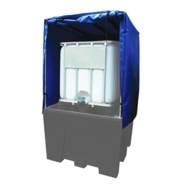Heavy Duty Single IBC Bund Cover & Frame