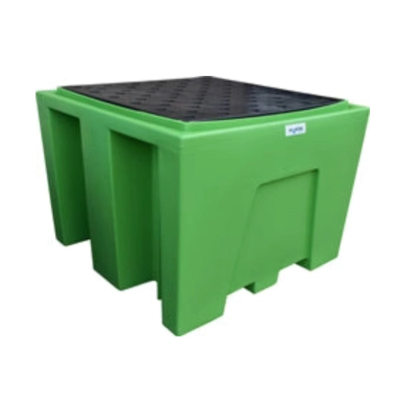 IBC Bund Pallet - Green c/w Grid