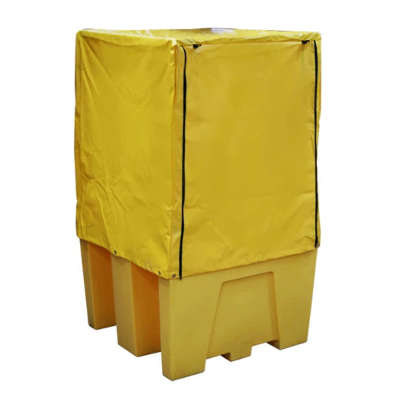 IBC Bund Pallet Grid & Yellow Premium Cover