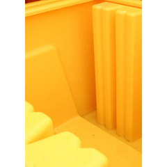 IBC Bund Pallet Yellow - c/w Grid & Premium Cover