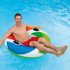 Intex Inflatable Colour Whirl Tube 48in - 9+ Max 100kg