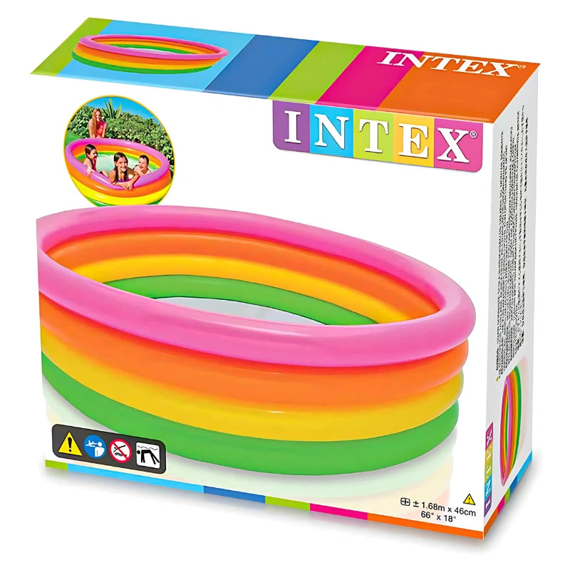 Intex Inflatable Sunset Glow Paddling Pool