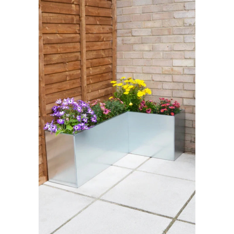 Large Raised Bed Corner Planter - L-Shaped 800 x 600