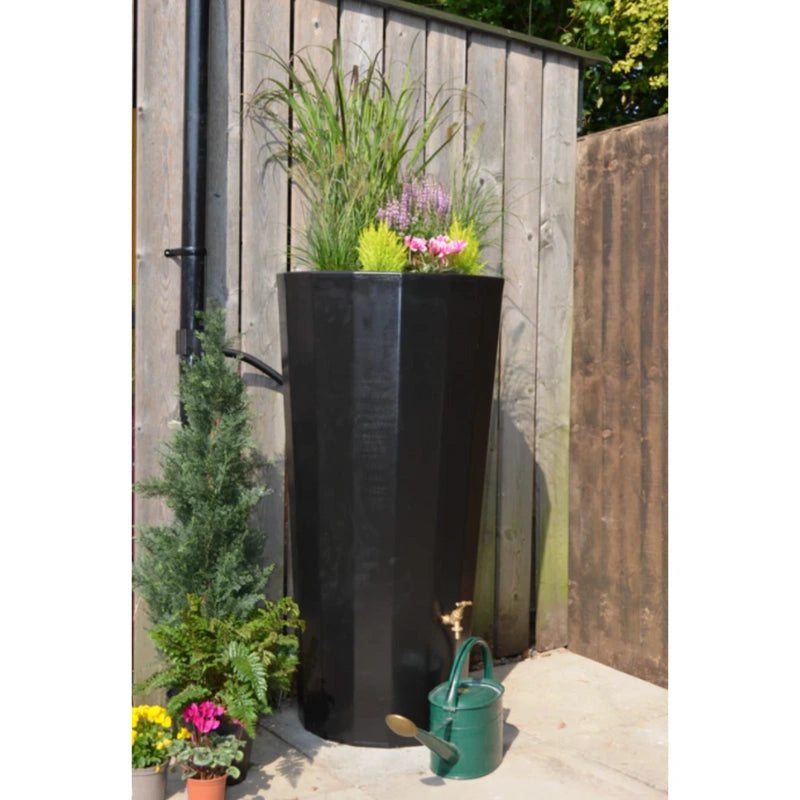 Metropolitan Water Butt Planter - Black