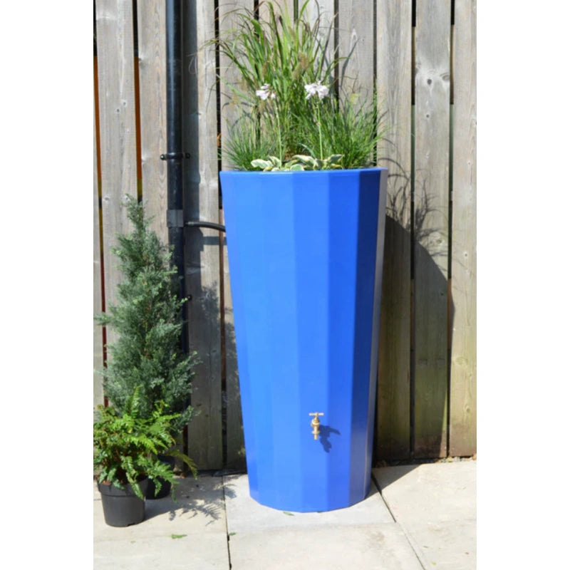 Metropolitan Water Butt Planter - Blue
