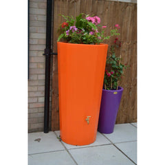 Metropolitan Water Butt Planter Orange
