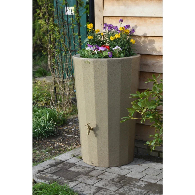 Midi Metropolitan Water Butt Planter - Sandstone