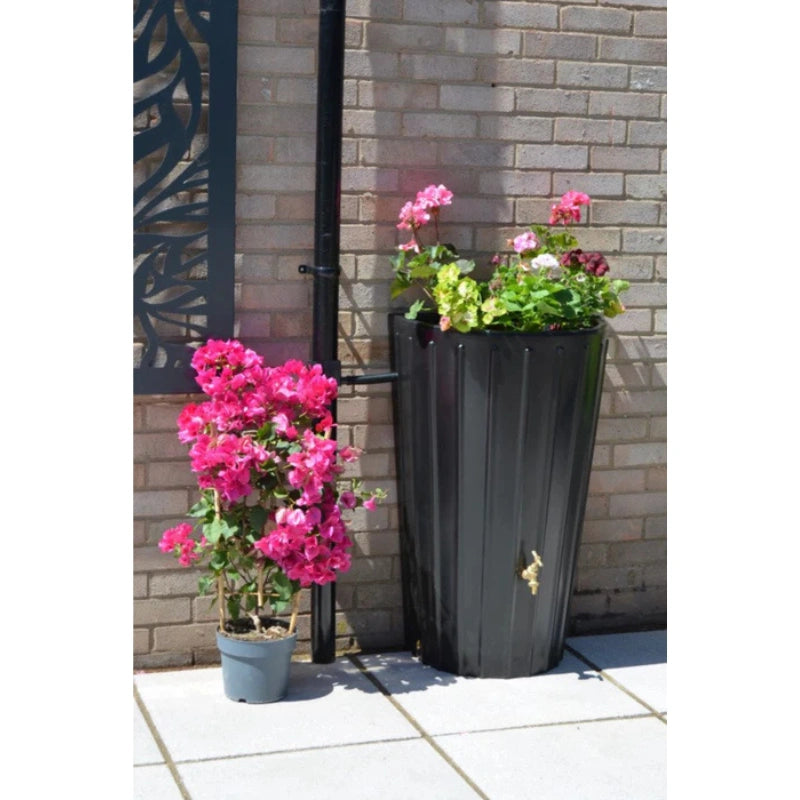 Mini Cosmo Water Butt Planter in Black