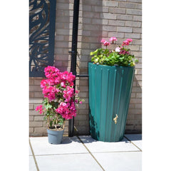 Mini Cosmo Water Butt Planter in Green