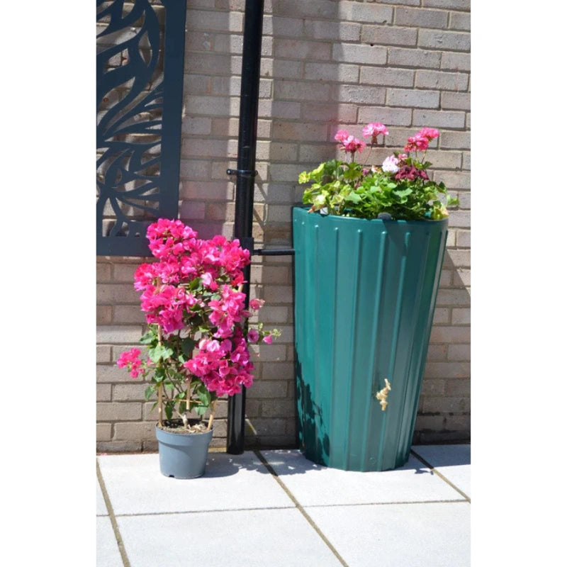 Mini Cosmo Water Butt Planter in Green