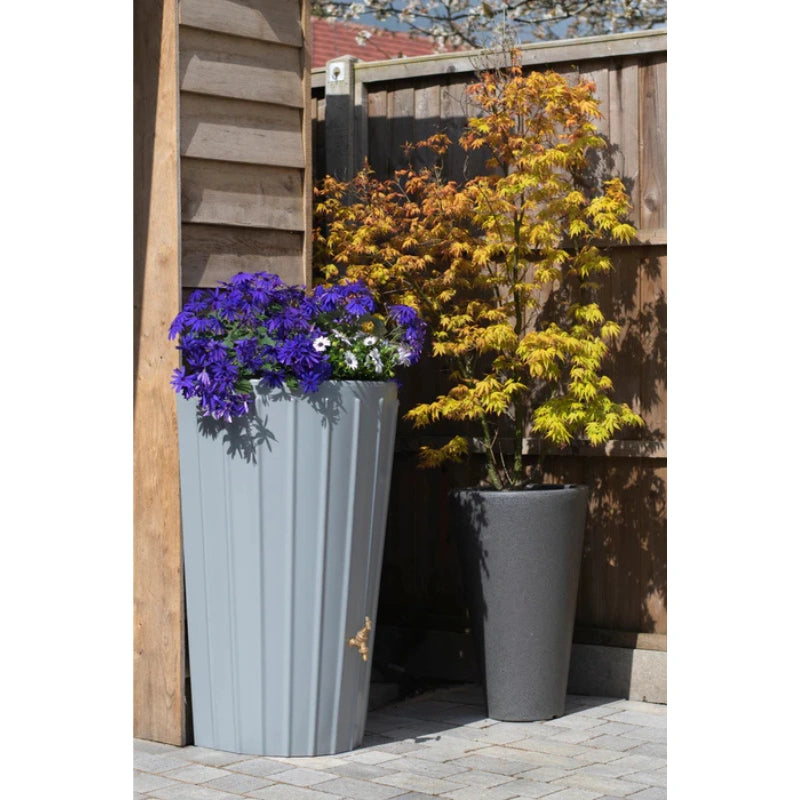 Mini Cosmo Water Butt Planter in Grey