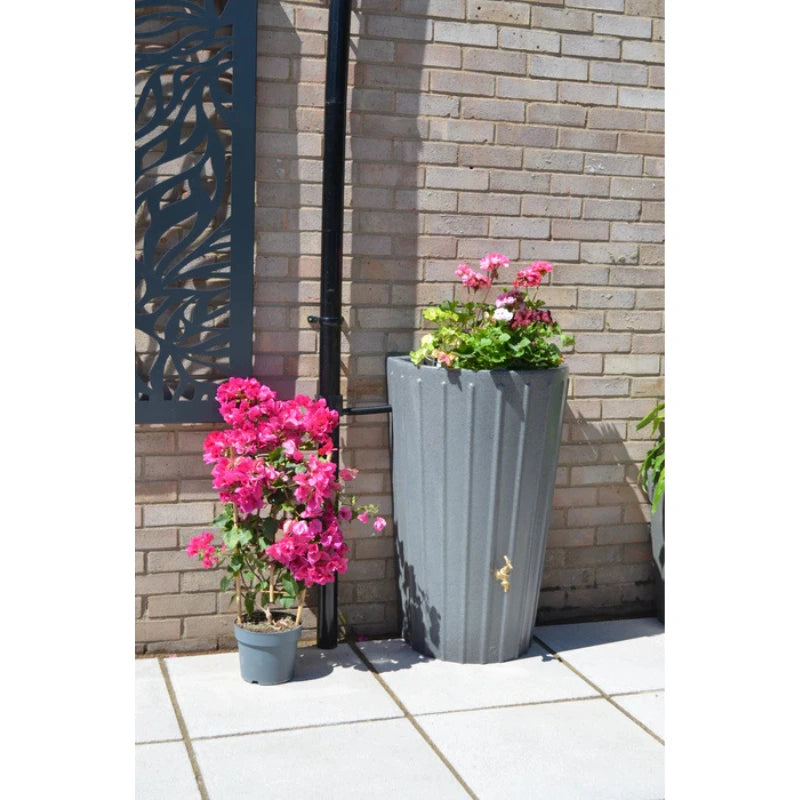 Mini Cosmo Water Butt Planter in Millstone