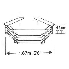 Norlog 100 gallon Pond No Pump 