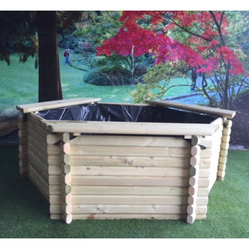 Norlog 175 gallon Pond Kit (Closed Logs)