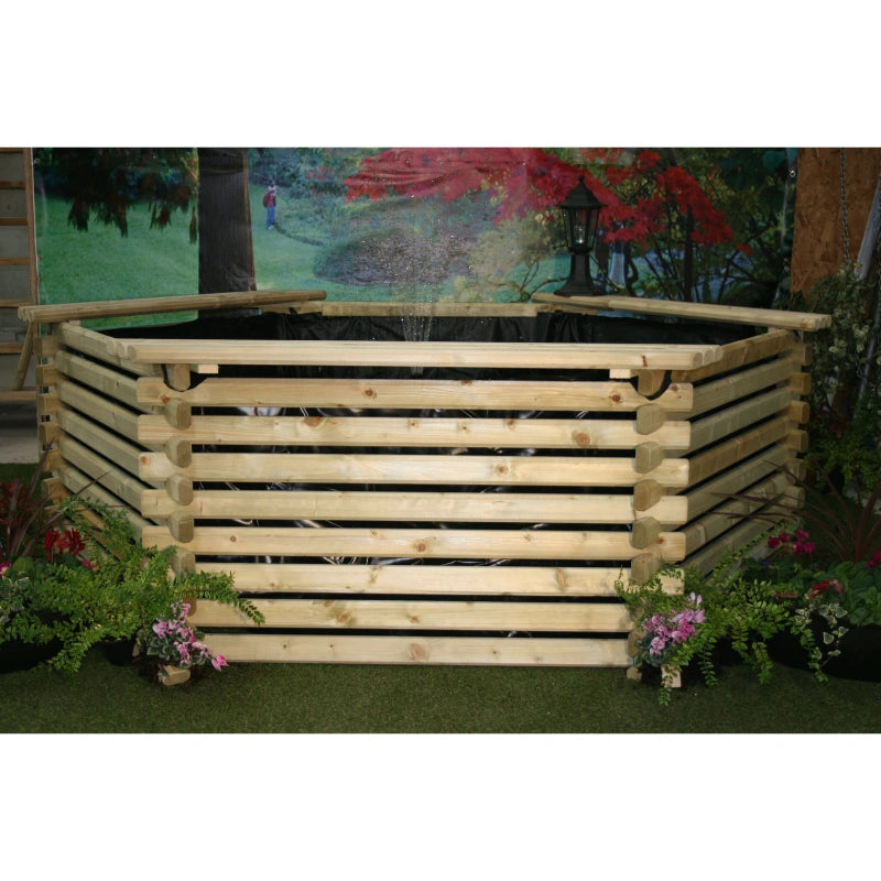 Norlog 600 gallon Koi Pond with sump No Pump