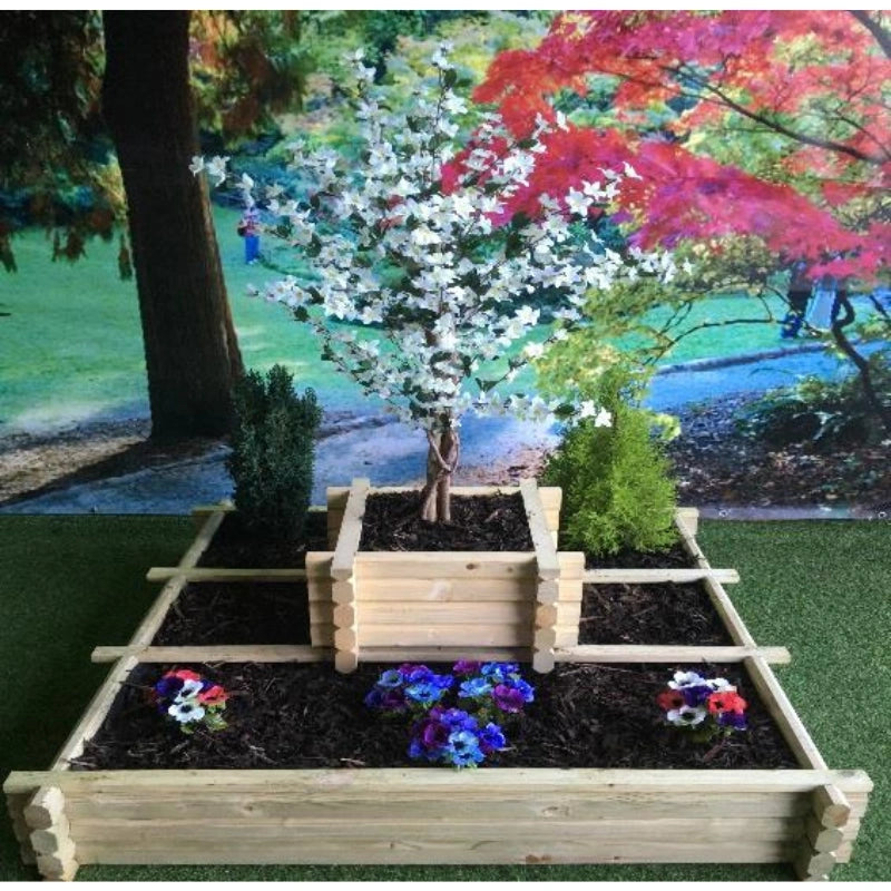 Norlog Buildround Tiered 48x48 (18x18) Planter