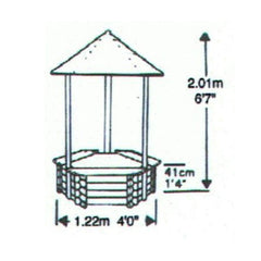 Norlog Wishing Well Planter