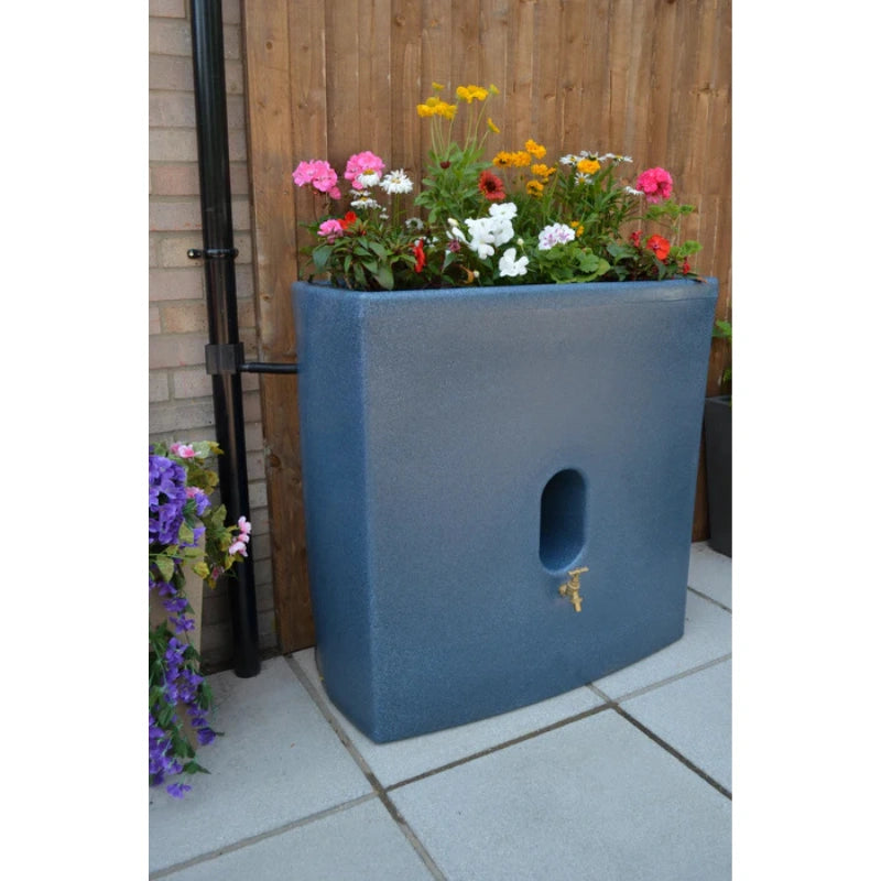 Oasis Water Butt Planter Blue Marble