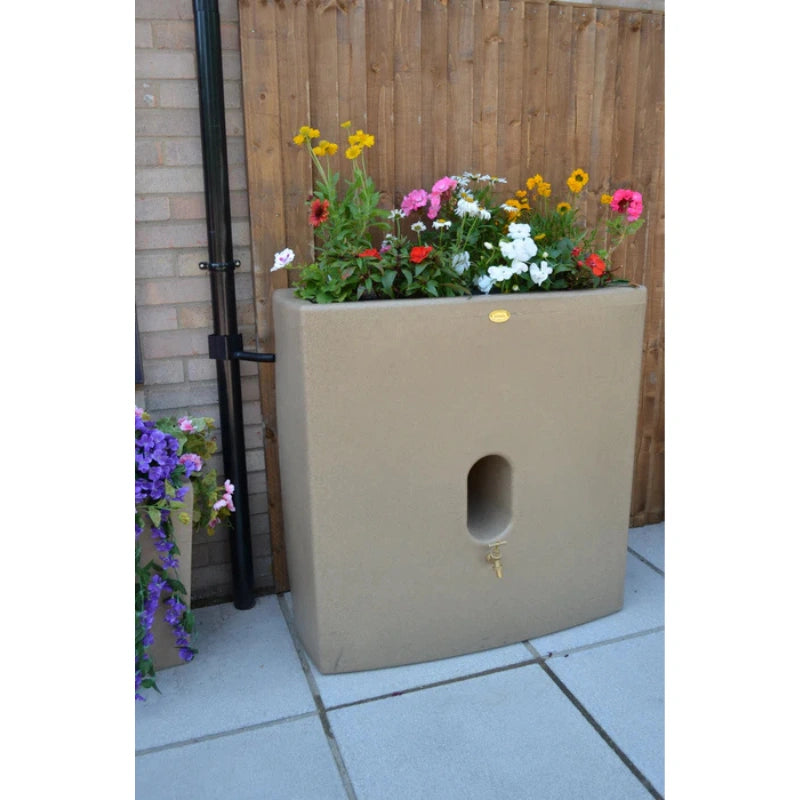 Oasis Water Butt Planter Sandstone