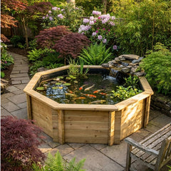 Octagonal Koi Pond 8ft (2.44m), 27mm, 945 gallons