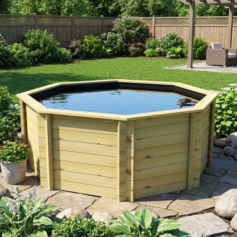 Octagonal Koi Pond 8ft (2.44m), 44mm, 945 gallons