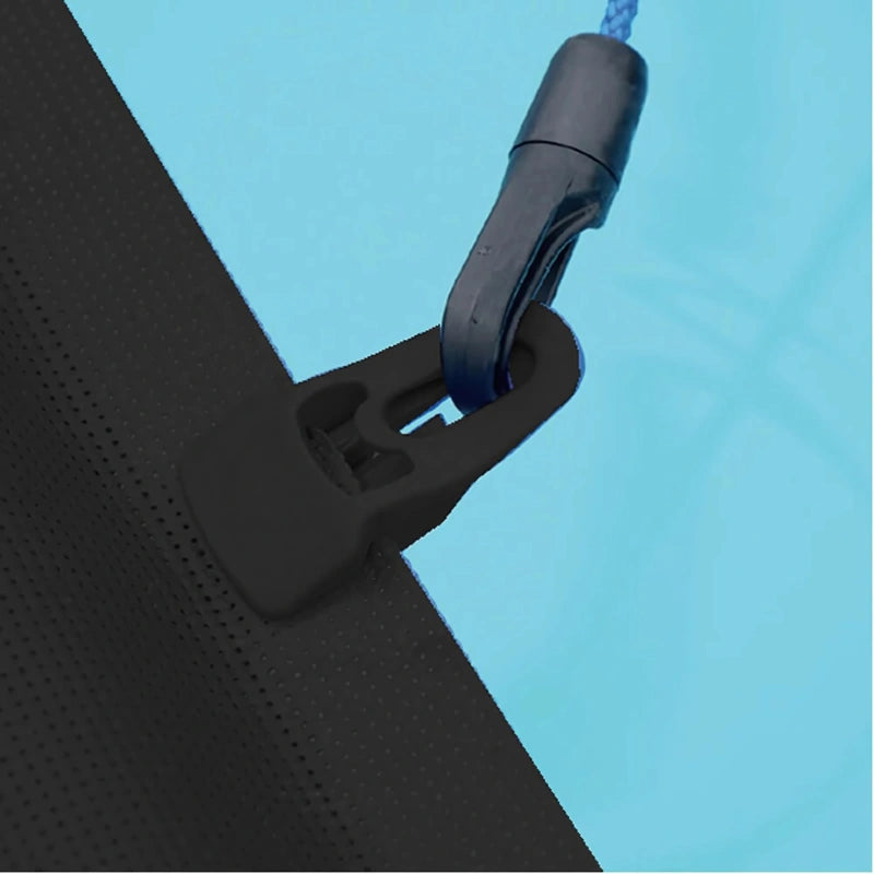 Plastica 12ft Black Domestic Leading Edge with Clips