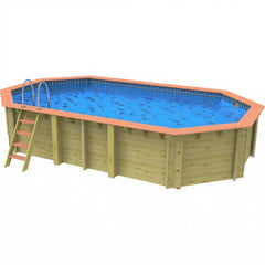 Plastica Bayswater Wooden Pool Package with SwimMaster Counter Current & Invertemp Heat Pump
