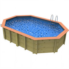 Plastica Belgravia Wooden Pool Package with SwimMaster Counter Current & Invertemp Heat Pump